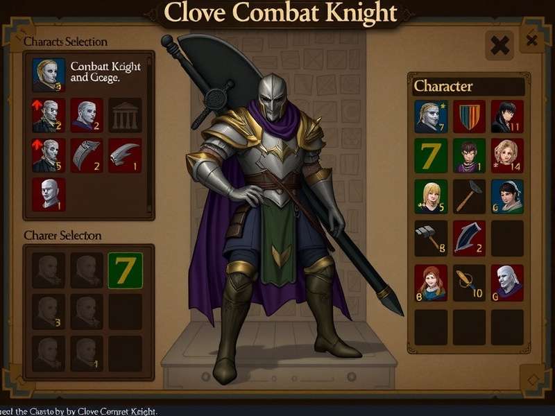 Clove Combat Knight Character Selection